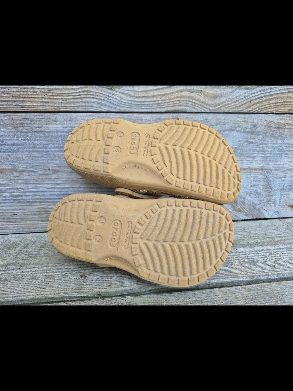 Jurrasic Park CROCS Clog Sandals - Brown & Cream